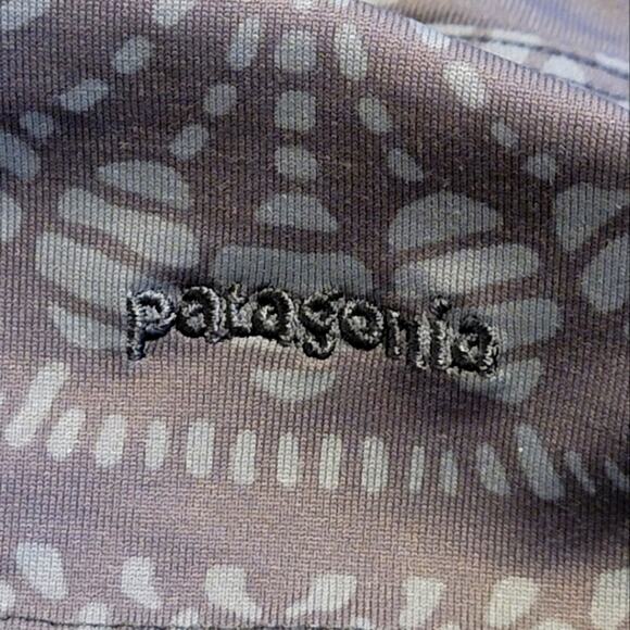 Patagonia Bandha Gray Floral Scoop Neck Sleeveless Activewear Tank Top XS - Picture 8 of 9